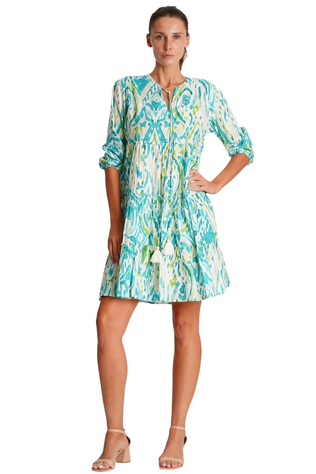 Cotton Mini Dress La Moda Clothing