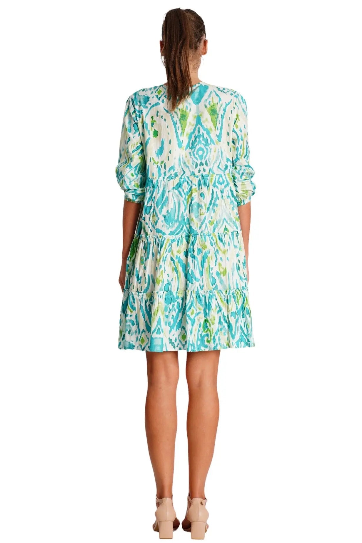 Cotton Mini Dress La Moda Clothing