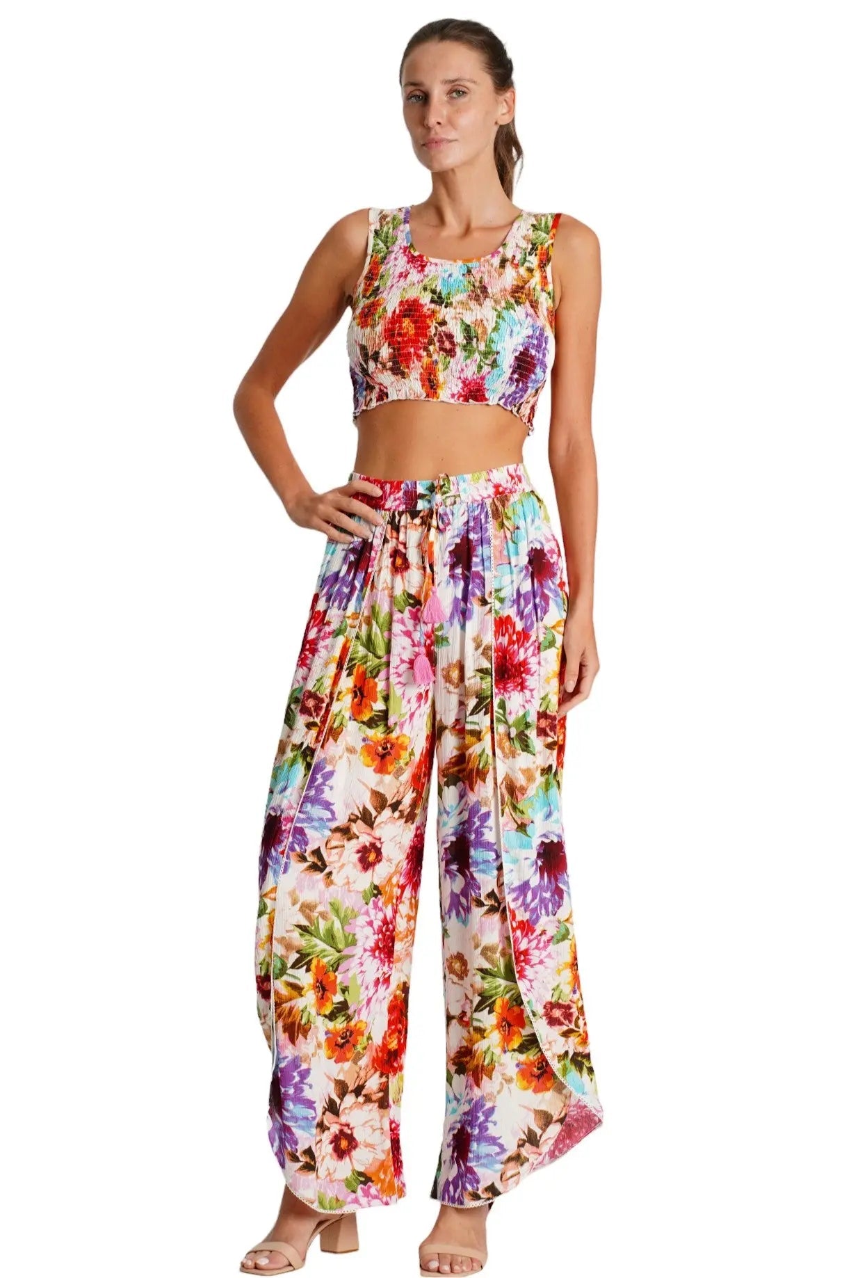 Split Pants 2 Pc Set La Moda Clothing
