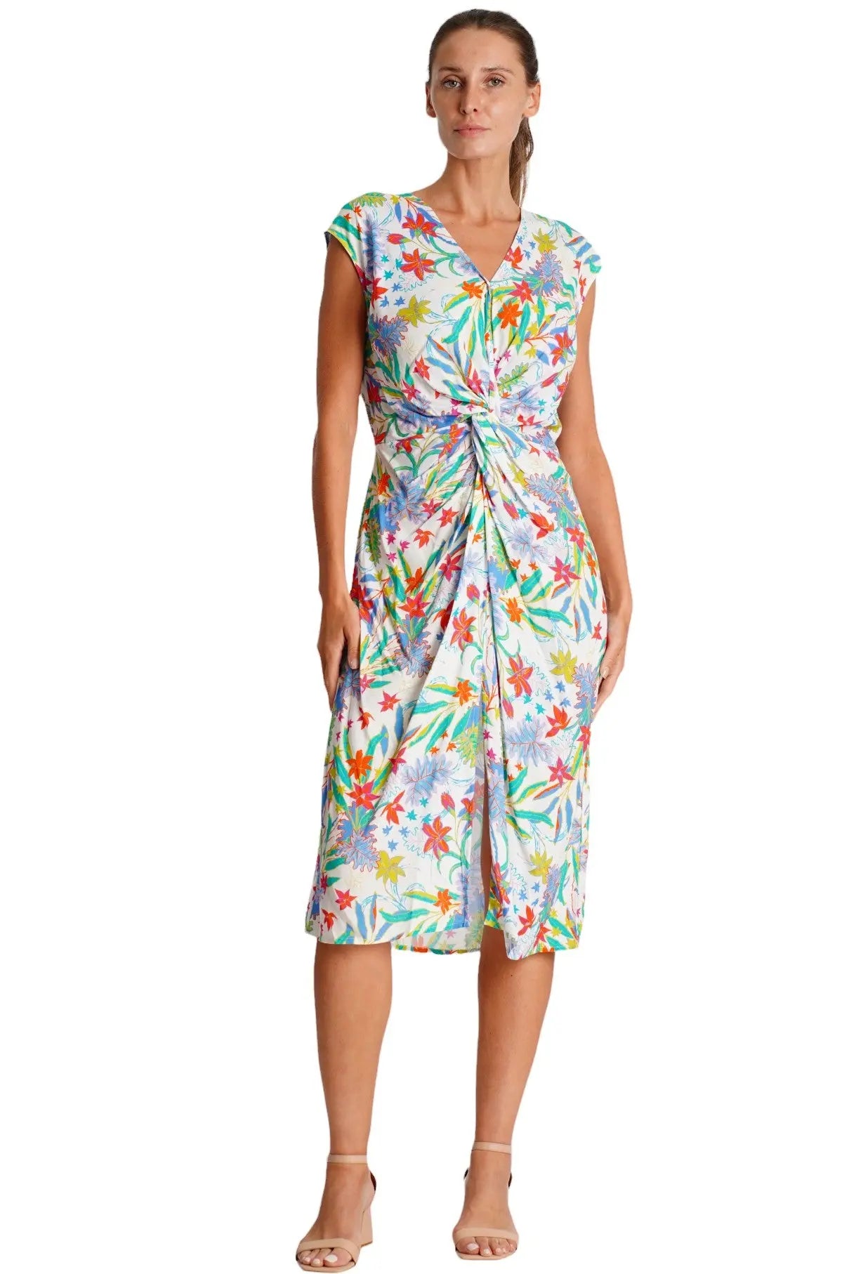 Casual Summer Midi Dress La Moda Clothing