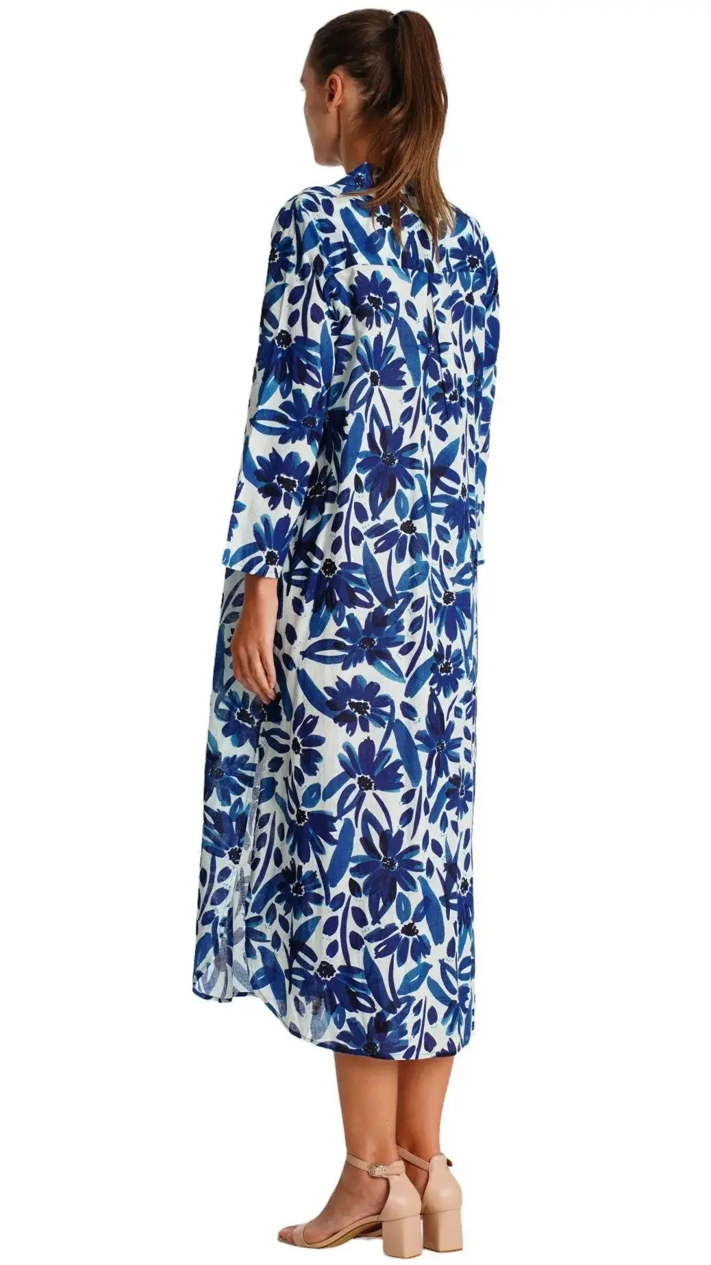 Shirt Dress with Pockets La Moda Clothing Beach Dress