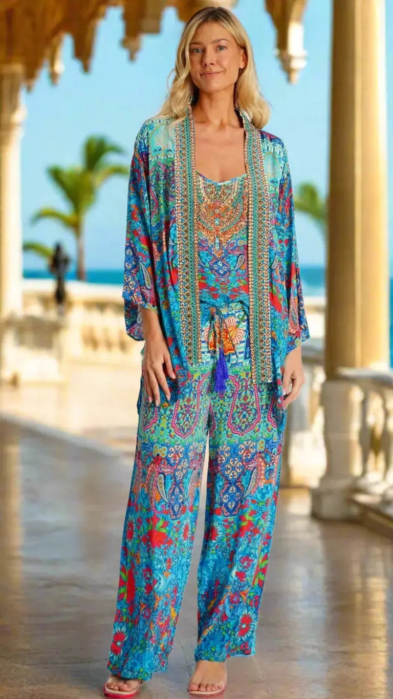 Short Resort Cape La Moda Clothing