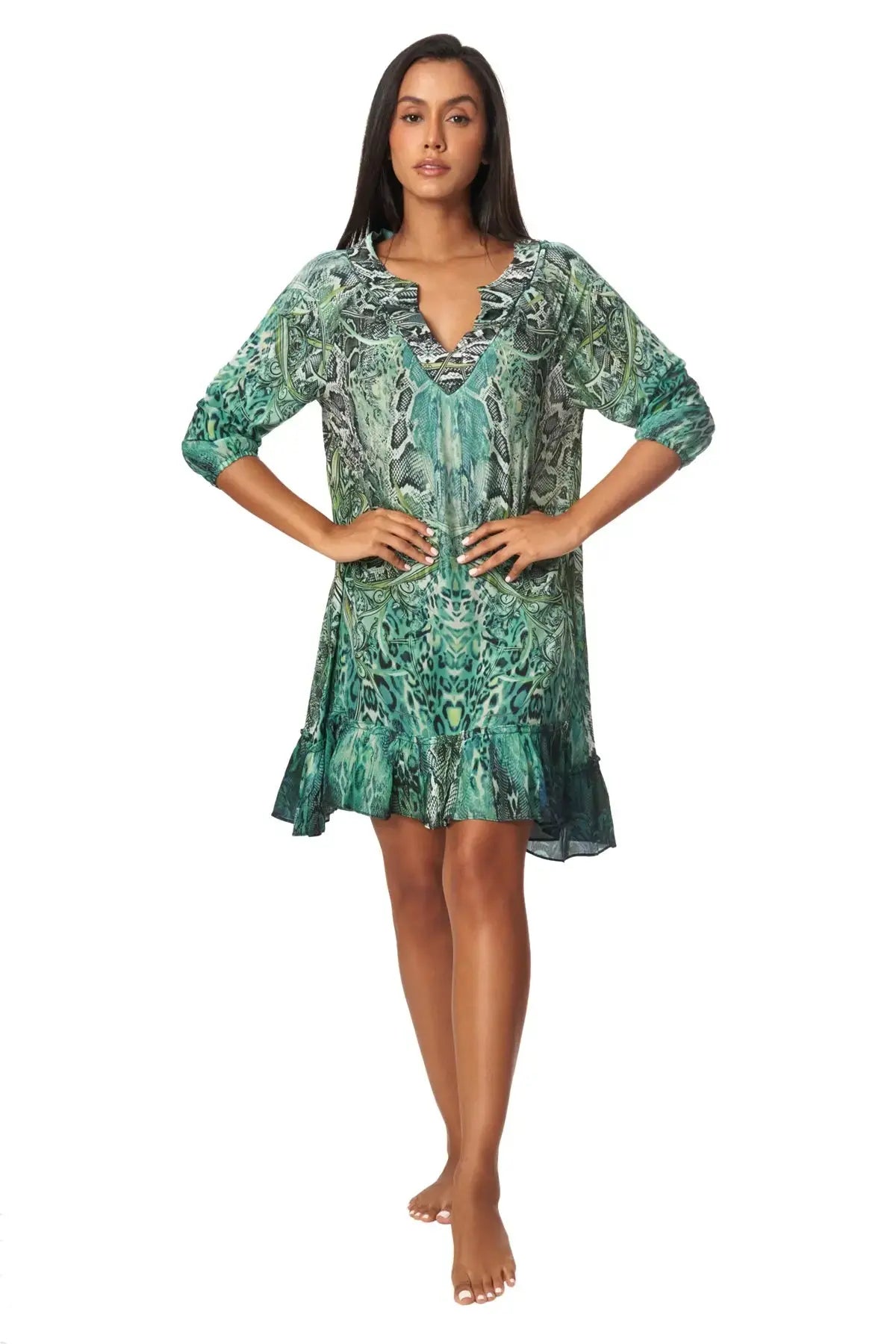 Snake Skin Tunics, Long tops, and Shirt dresses from La Moda - La Moda Clothing