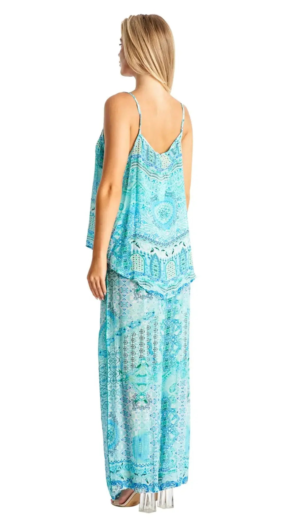 Summer Fashion Resort Lifestyle Pant Set La Moda Clothing cord set