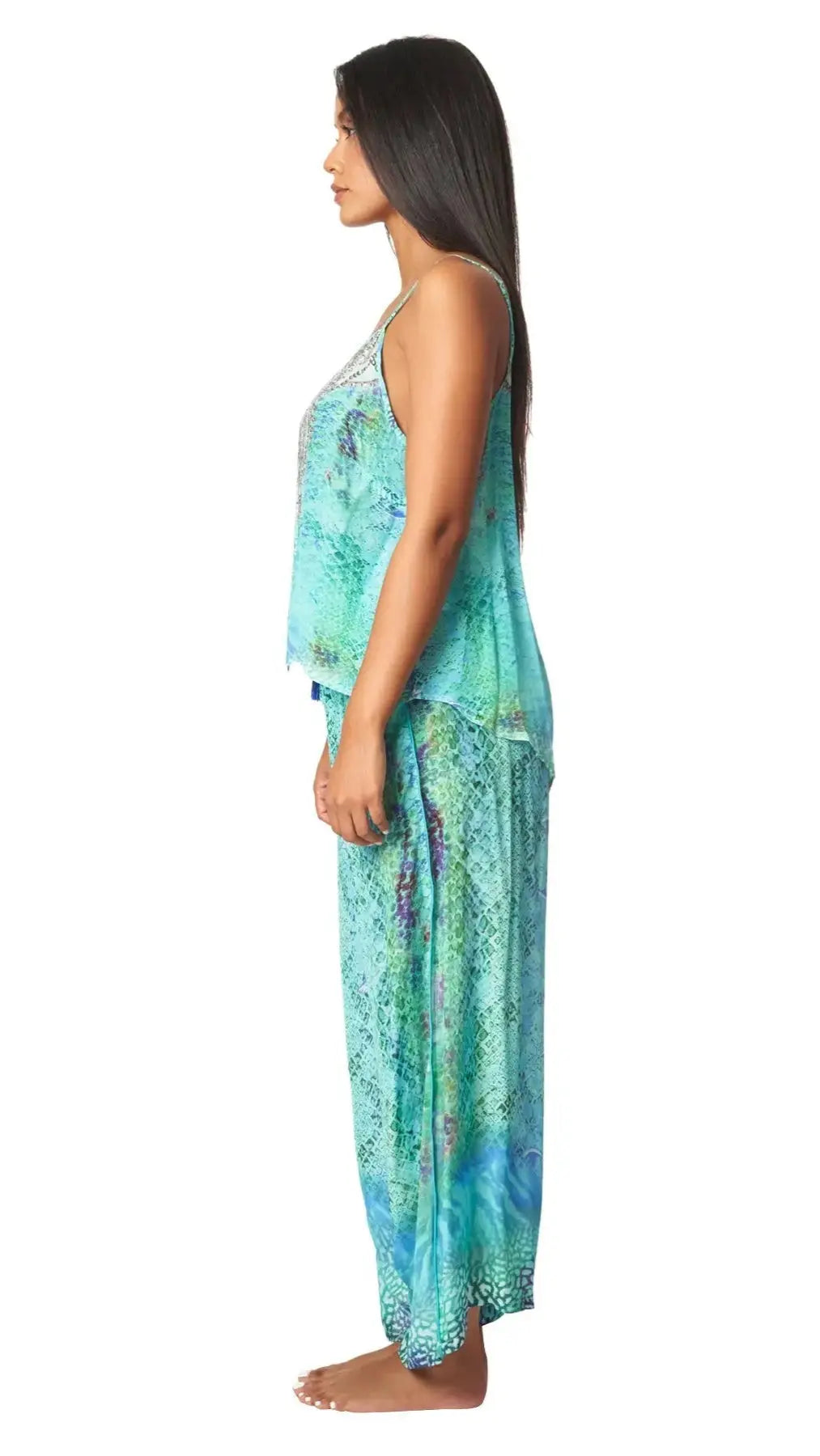 Sea Escape La Moda Resort Lifestyle Pant Set - La Moda Clothing