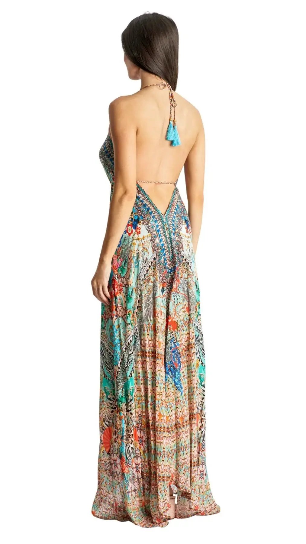 Halter Maxi Dresses for Women - La Moda Clothing