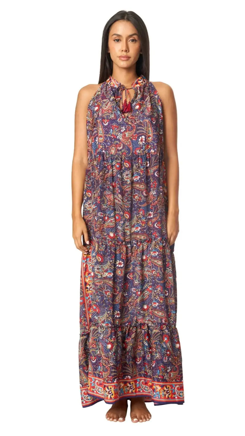 Boho Positano Maxi Dresses - La Moda Clothing