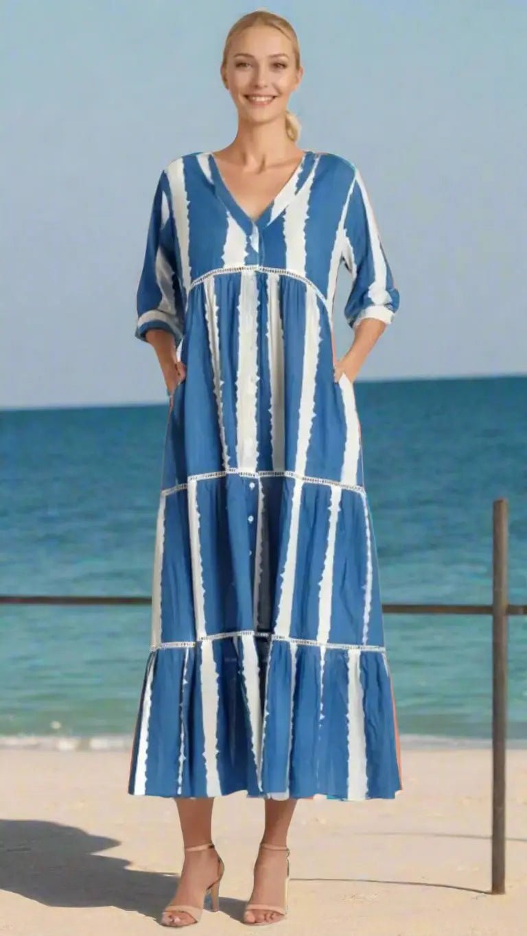 Beachwear Dresses for Women - Premium Resort Wear | Luxury Maxi Dress for Vacation & Cruise | Club Moda