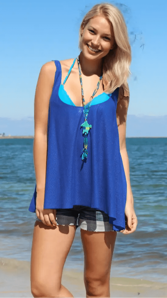 Beachwear Tops for women - Designer Dress | Elegant Kaftan Cover Up Dress | Club Moda USA