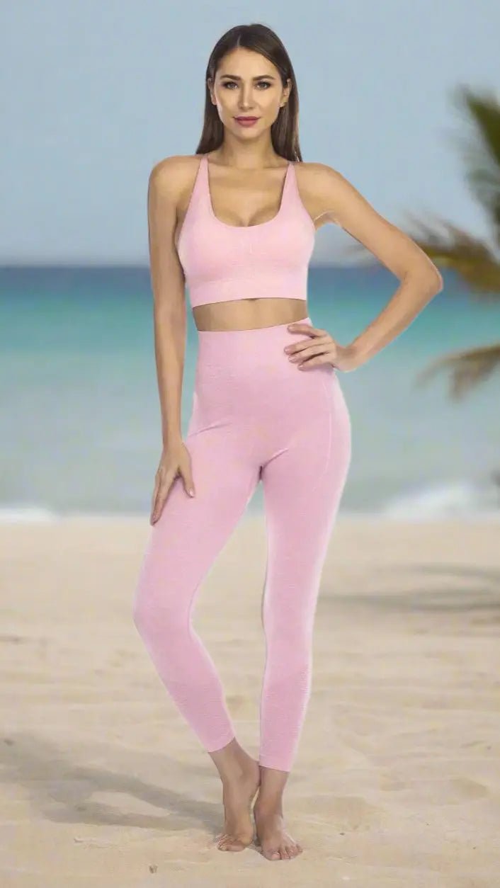 Club Moda Cross Back Scoop Neck Padded Sports Bra - Premium Resort Wear | Luxury Dress for Vacation & Cruise | Club Moda