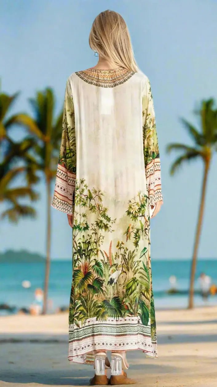 Designer Caftan Dresses for Women - Designer Caftan | Elegant Kaftan Cover Up Dress | Club Moda USA