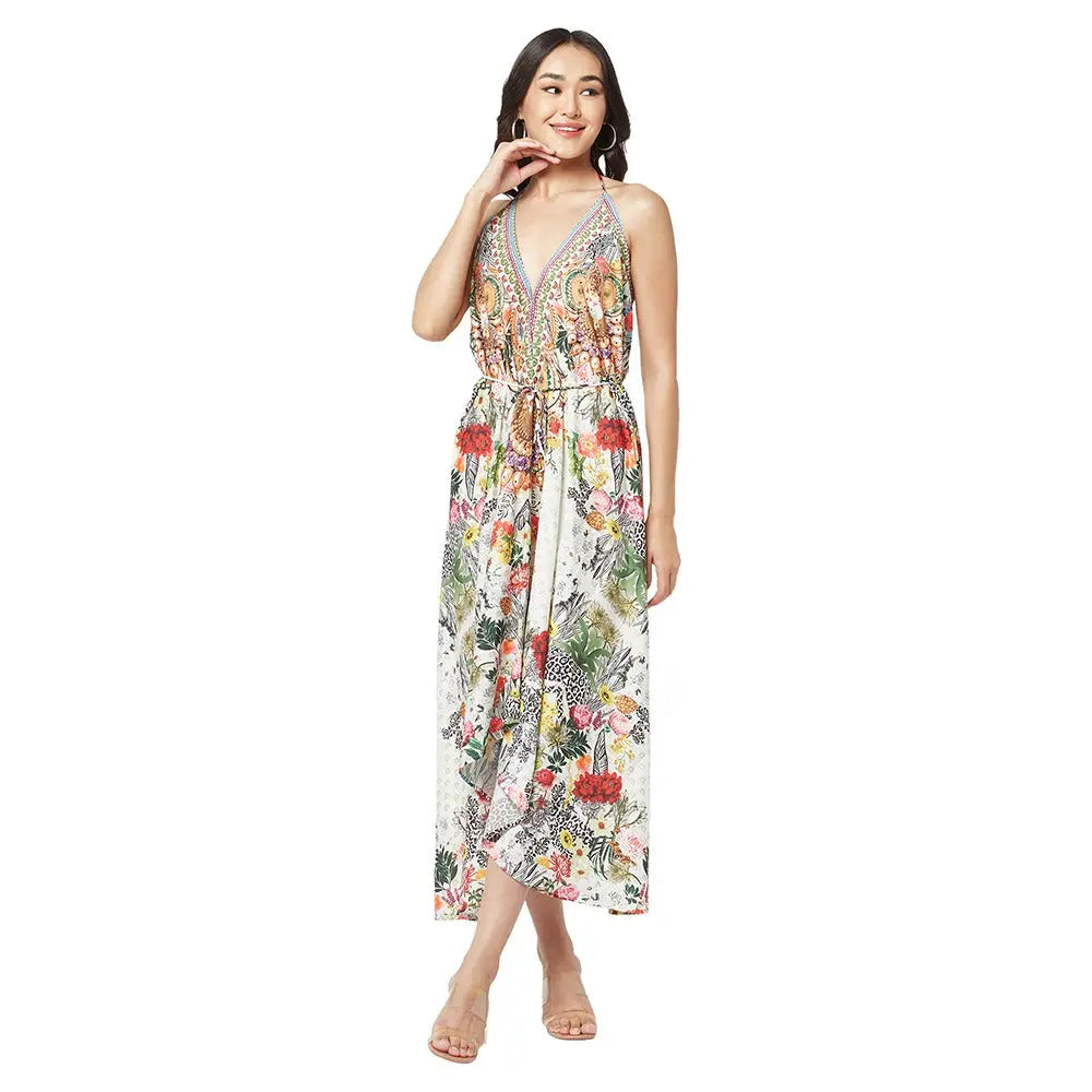 Beach and Resort High-Low Halter Dresses - La Moda Clothing