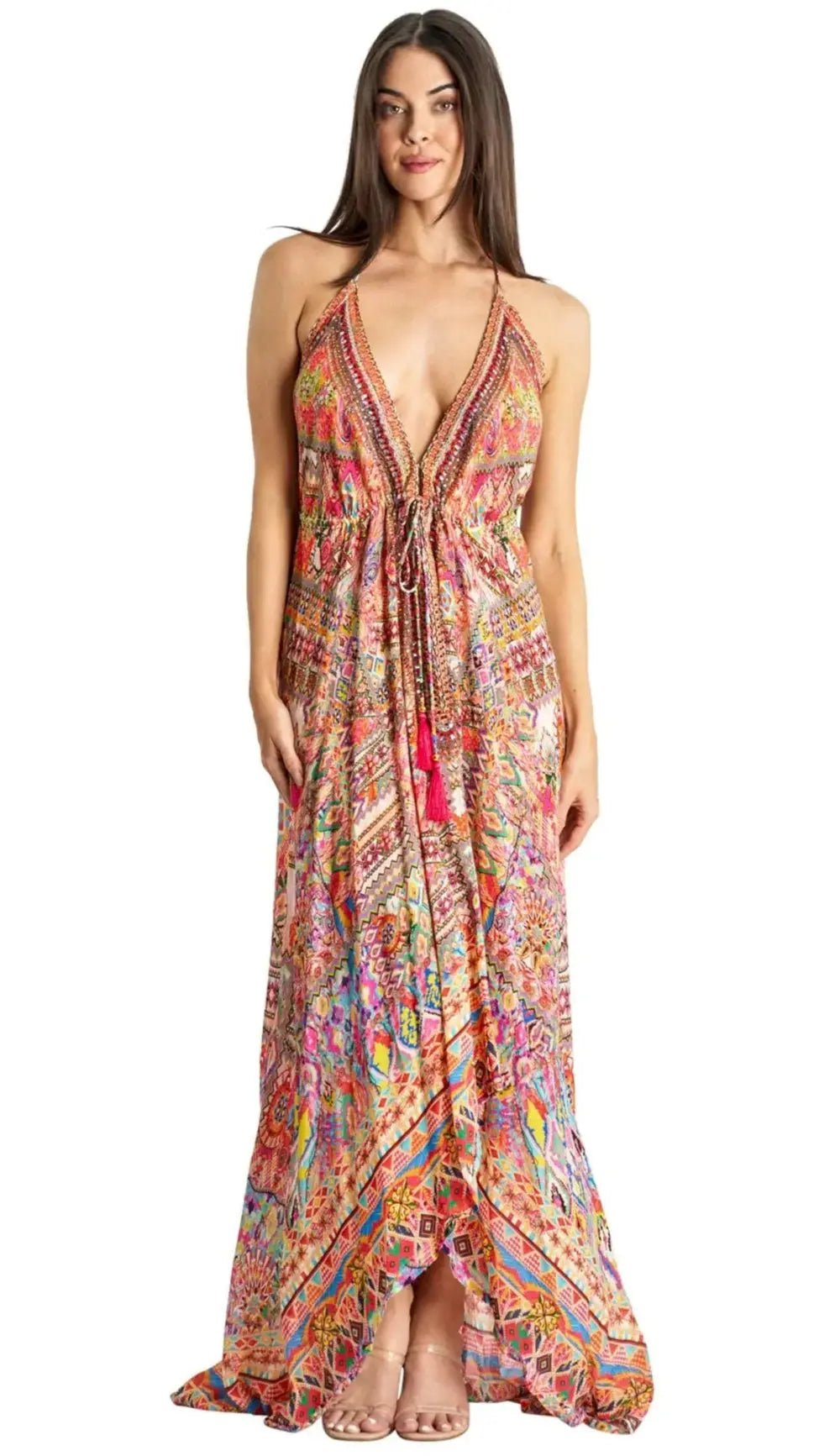 Halter Maxi Dress La Moda Clothing 3 Way Dress