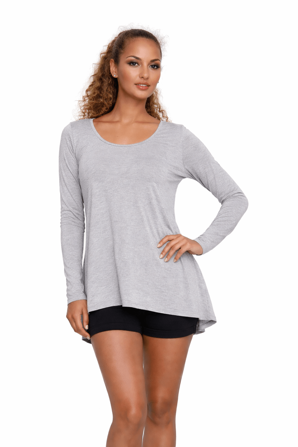 Hi Low Beach Resort Knit Tunic Club Moda Resort Wear - styling view 10