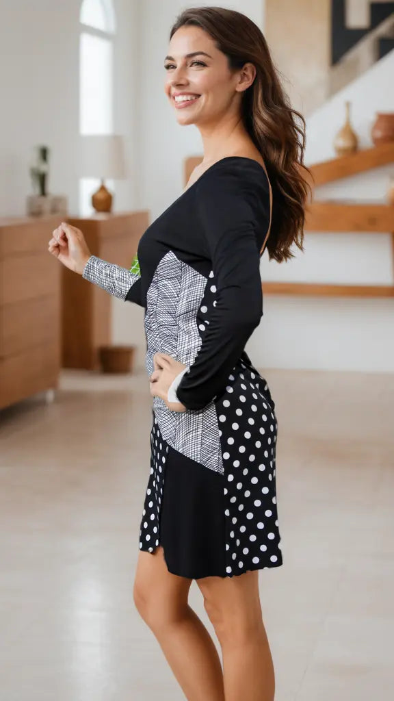 Knit Mix and Match Beach Resort Dresses - Designer Dress | Elegant Kaftan Cover Up Dress | Club Moda USA