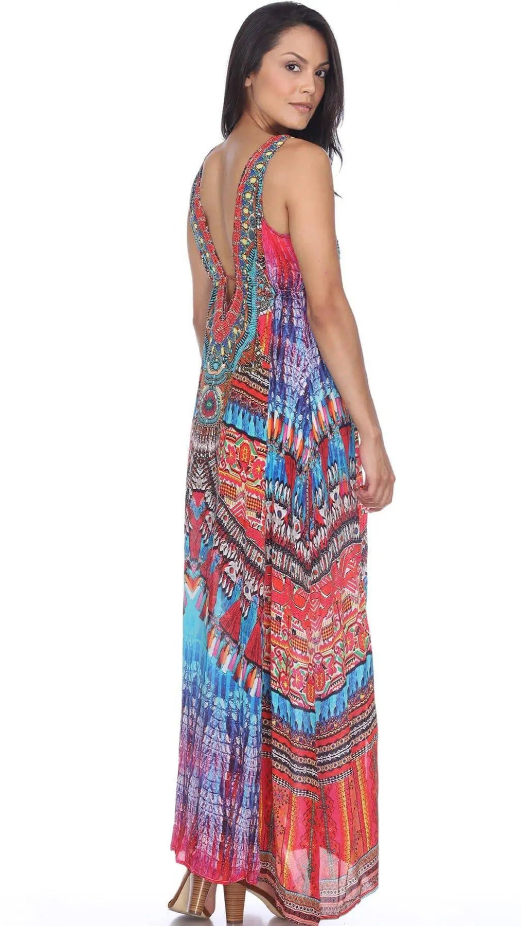 Resort Beach 2 Two Slit Party Maxi Long Dresses for Women - Sun Beach Club Dresses, Summer Wedding and Casual Evening - La Moda Clothings