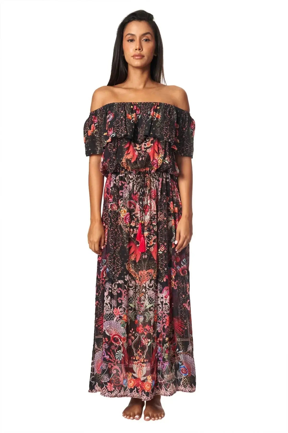 Long Off the Shoulder Dress La Moda Clothings Dresses