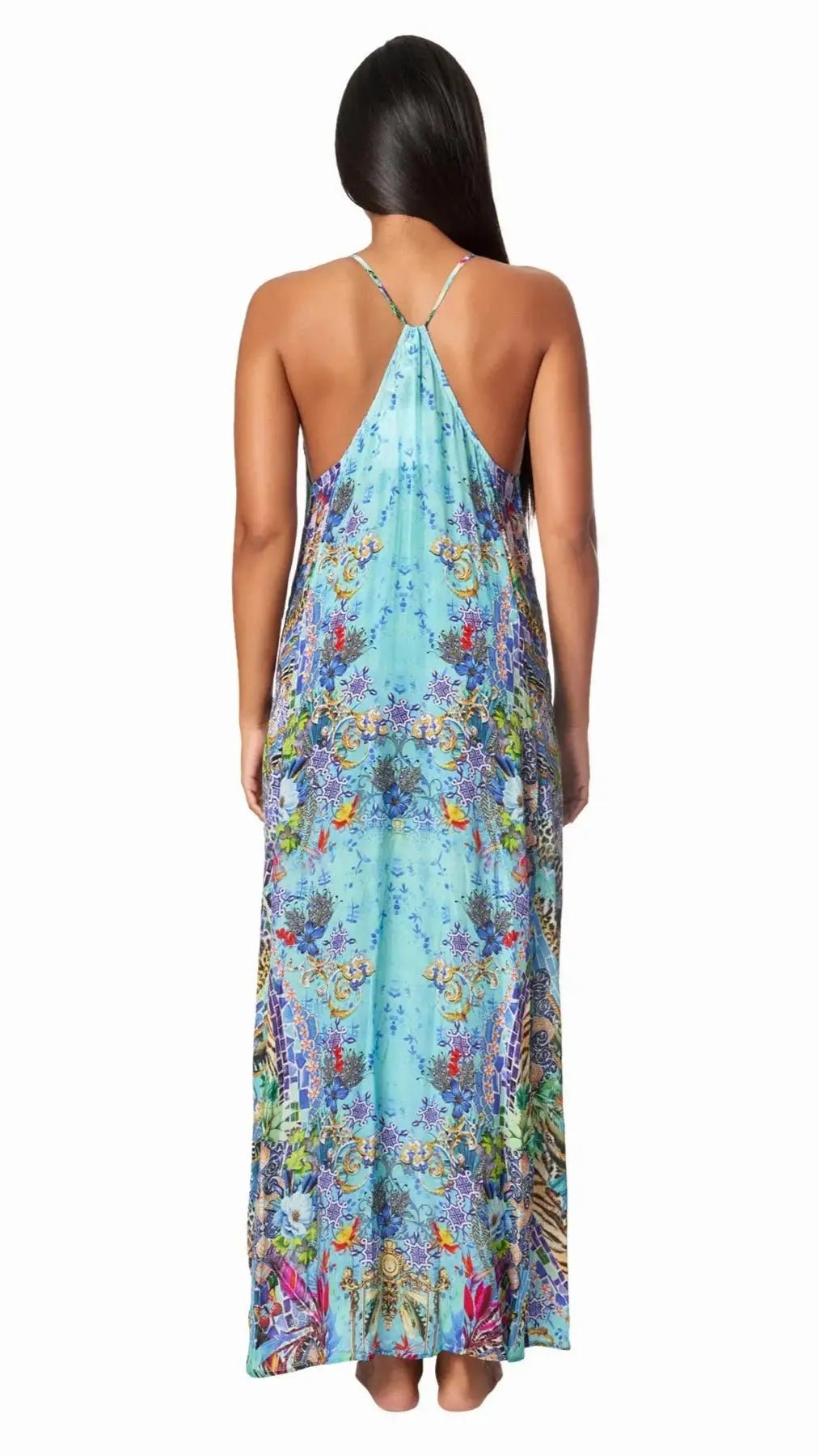 Maxi Dress with Front Pockets for Resort or Cruise La Moda Clothings Maxi Dresses
