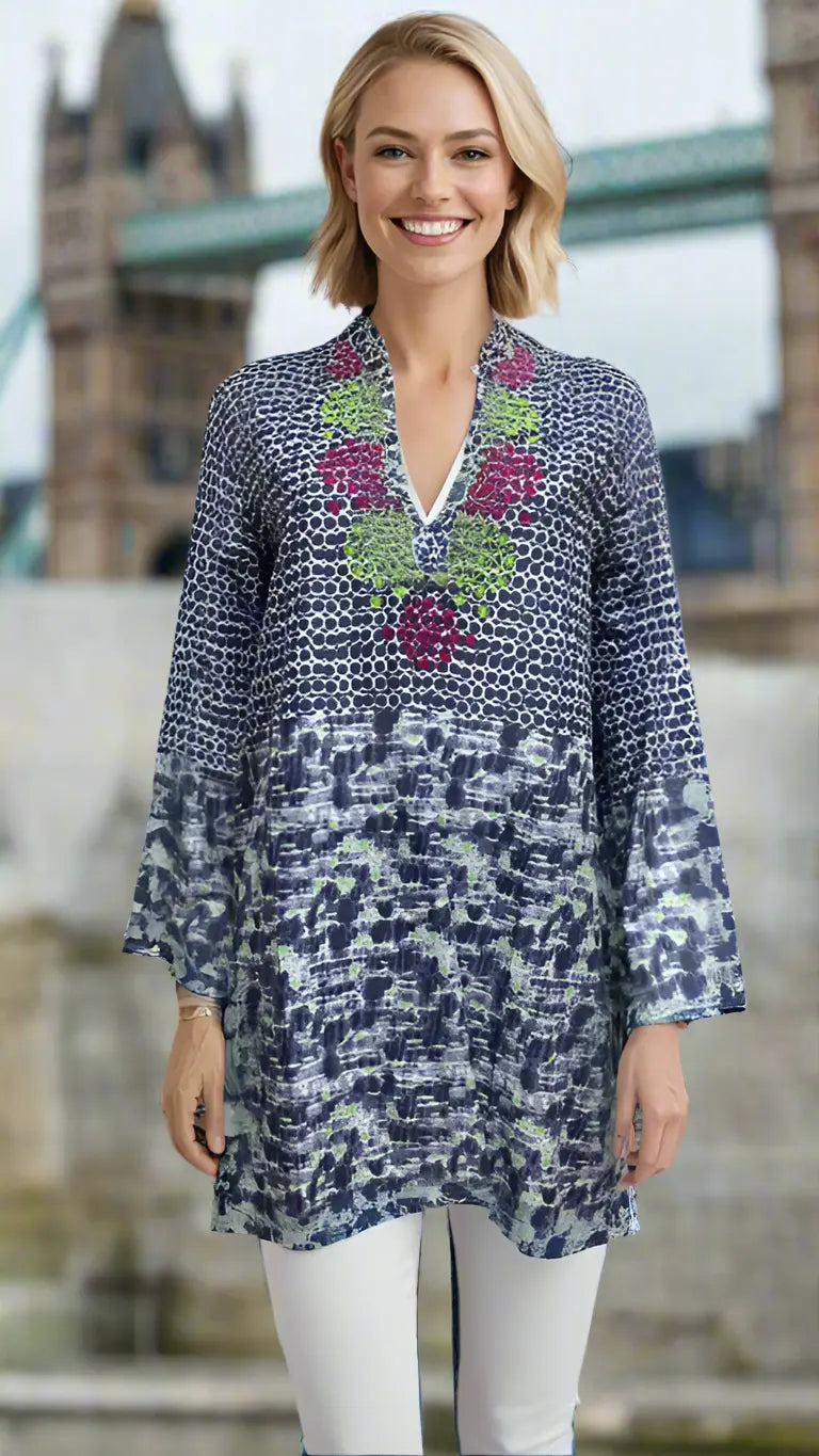 Summer Tunic Cover Up for Women - Designer Tunic | Elegant Kaftan Cover Up Dress | Club Moda USA