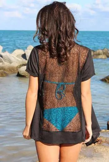 Swim Cover Up Kimono Lamodaclothing Clearance