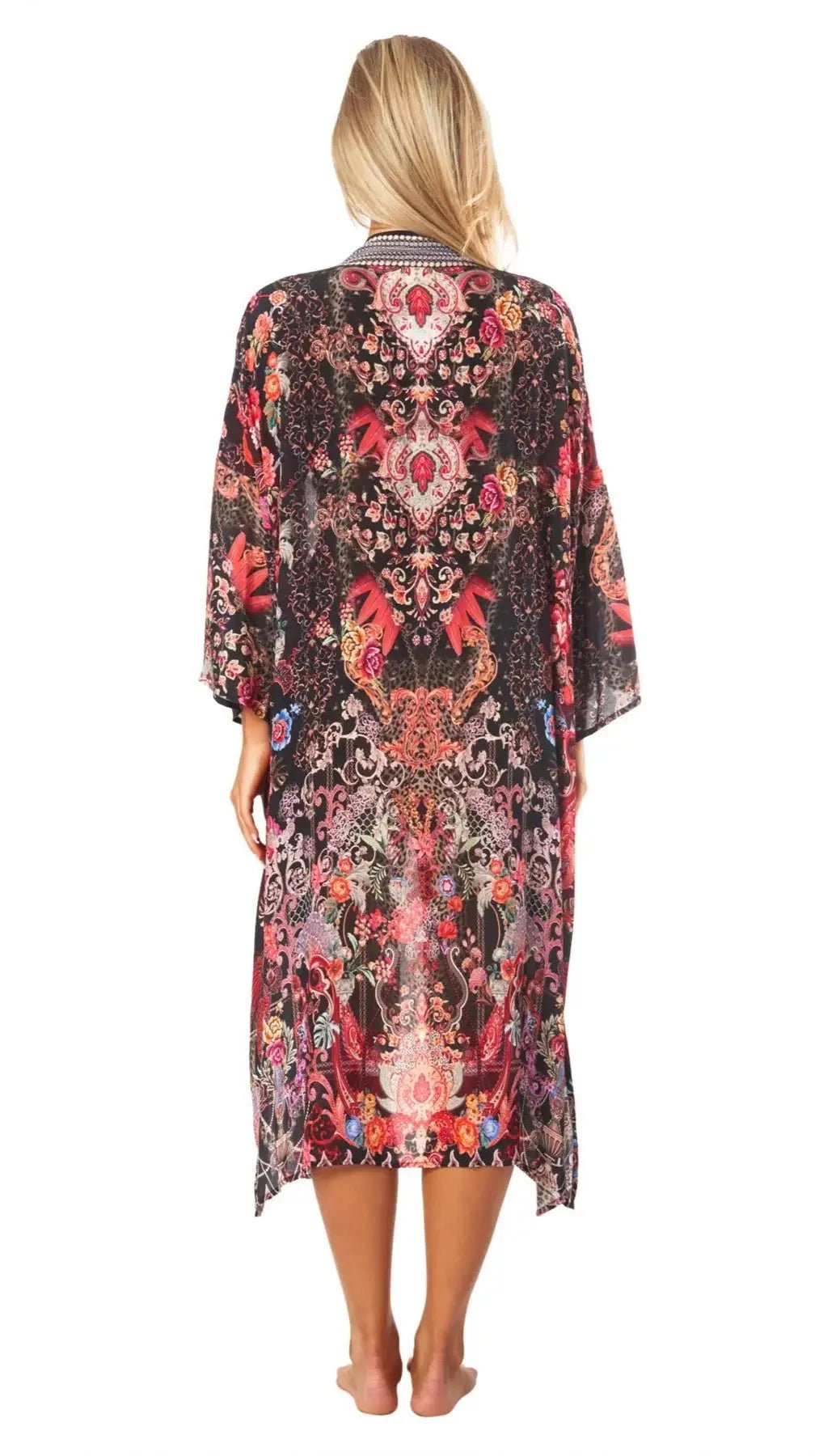 True Color Kimono Cover Up Lamodaclothing Coverups