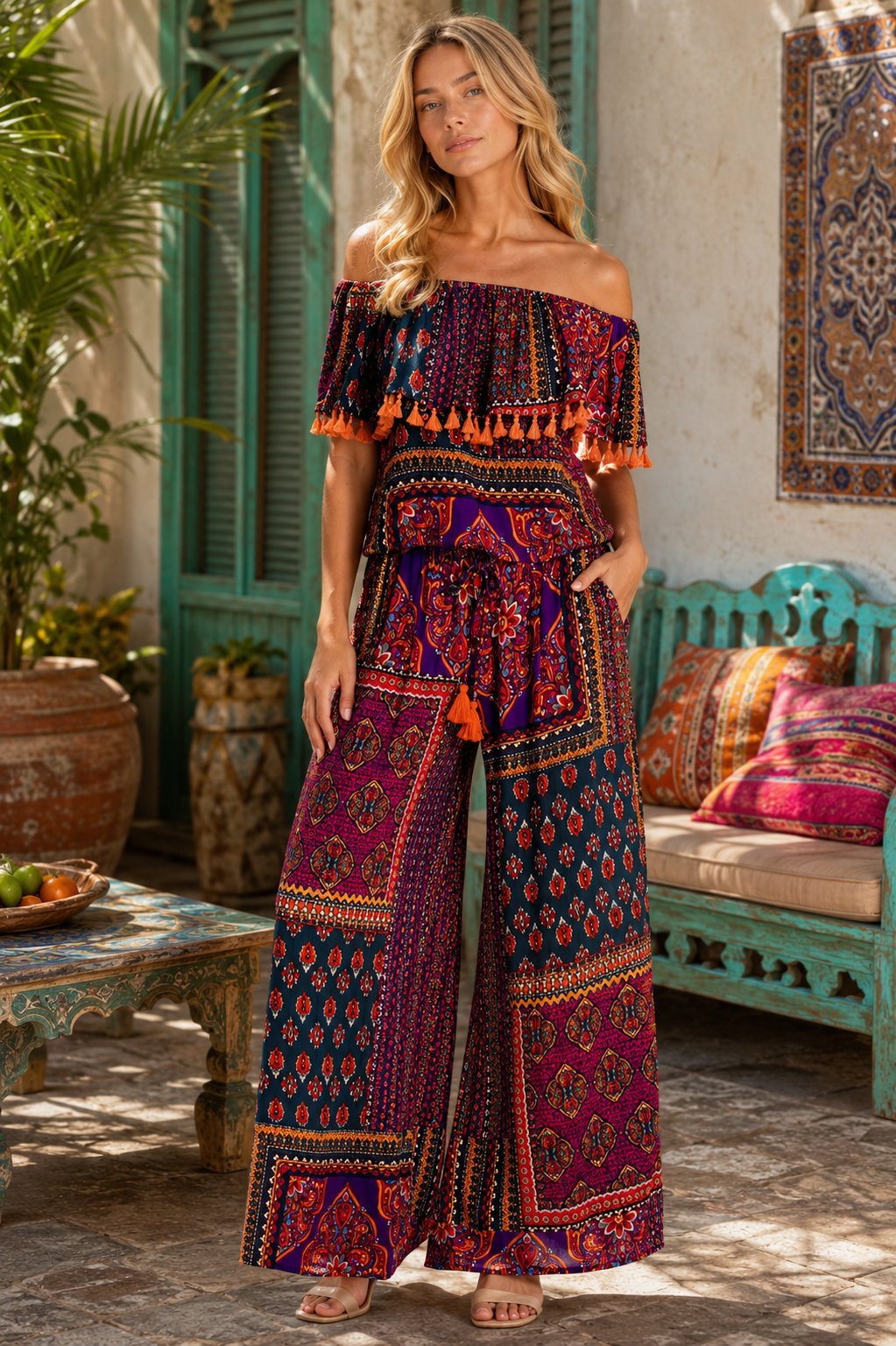 Two-Piece Beach Sets - Vacation Sets for Women - Premium Resort Wear | Luxury Co-ord Set for Vacation & Cruise | Club Moda
