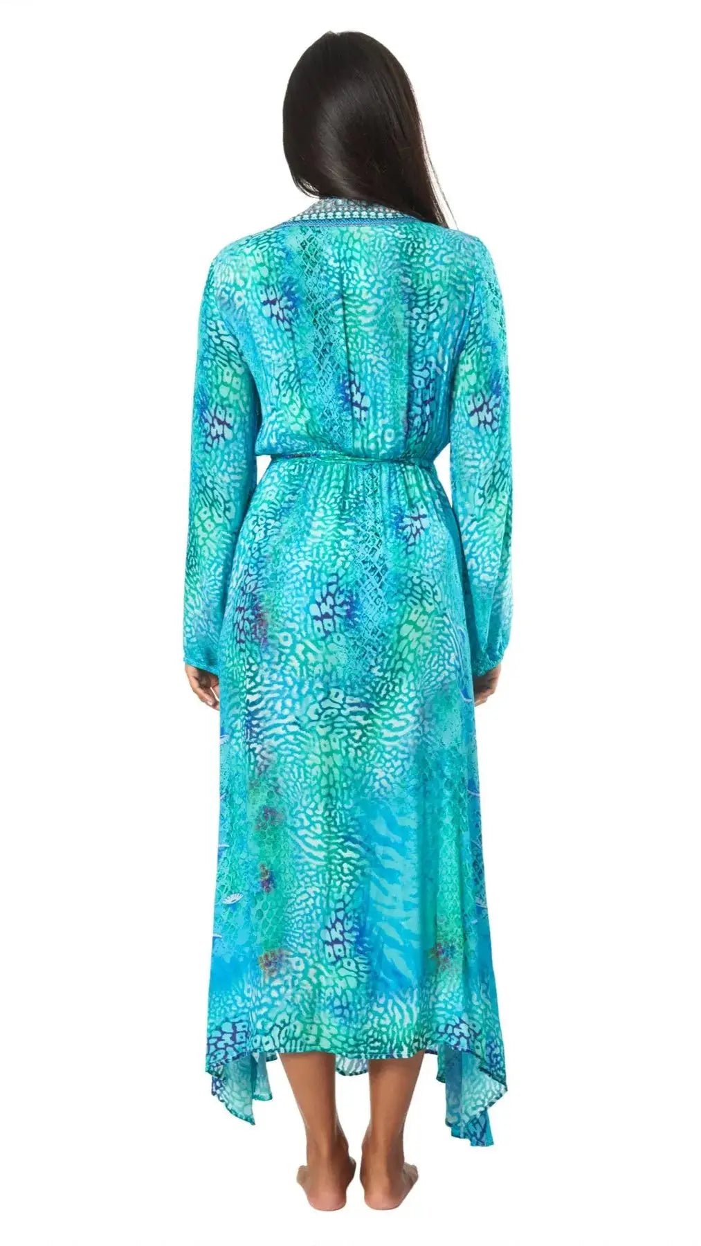 Women's Maxi Wrap Dresses for Sea Cruise Escape La Moda Clothing