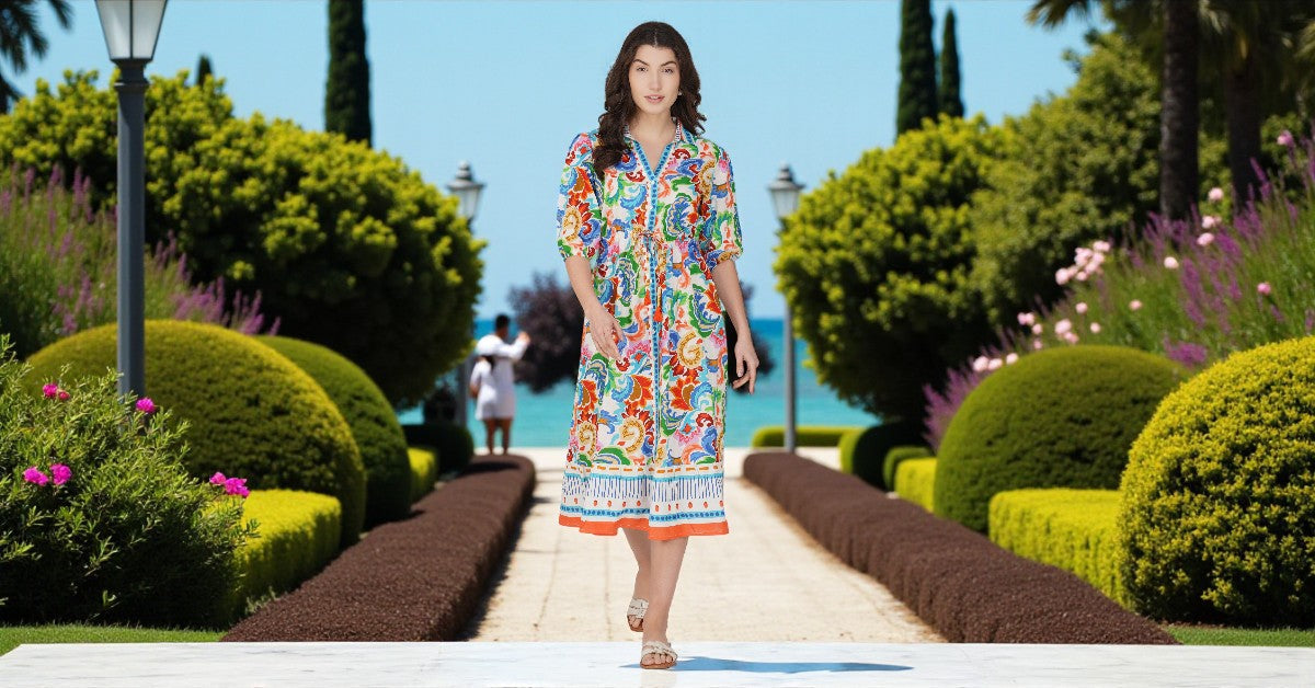 What to wear at Tropical Destinations, Caribbean Islands, Cruise Travels, Barcelona, Santorini and Summer Vacations