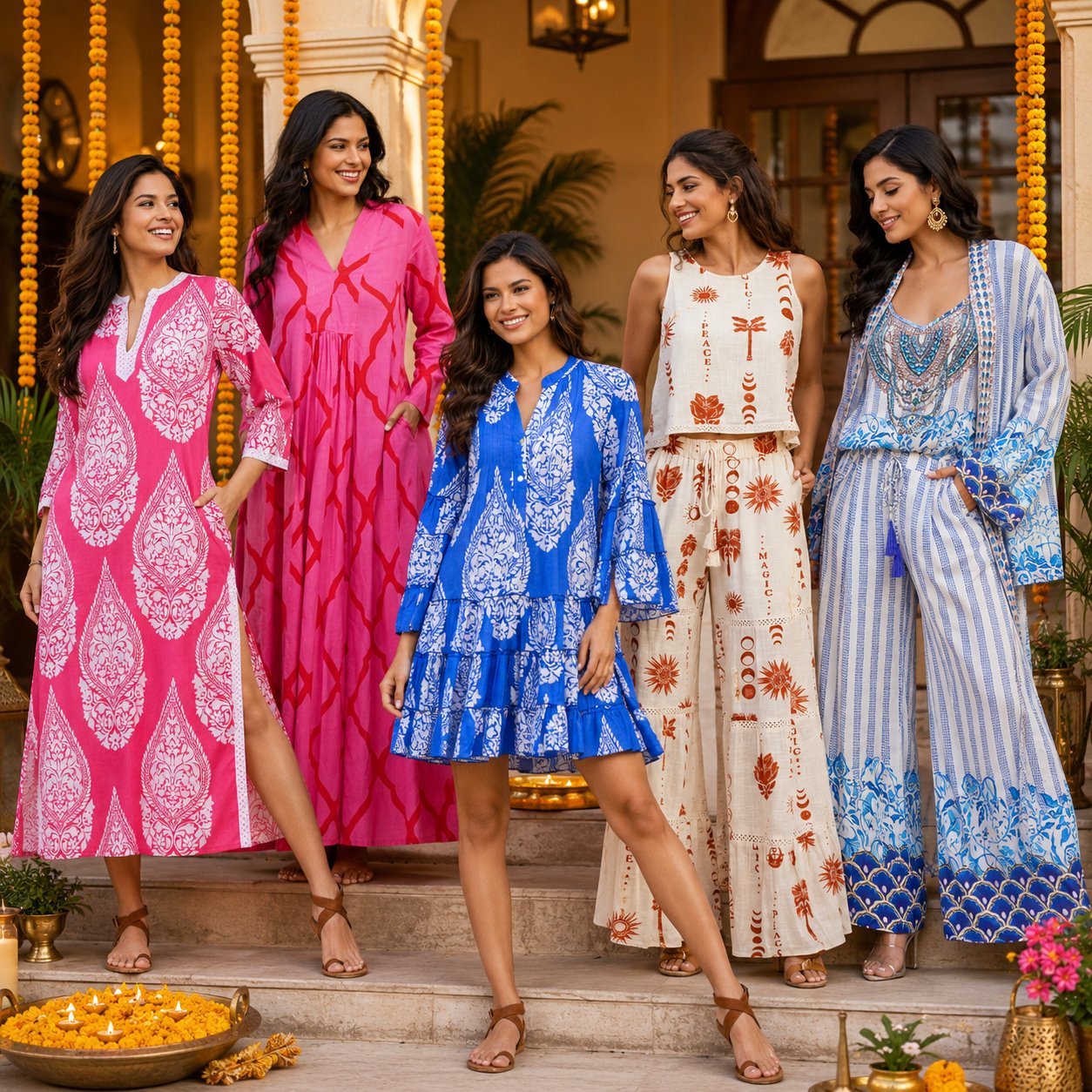 Women wearing Indo Western Wear in USA by Club Moda
