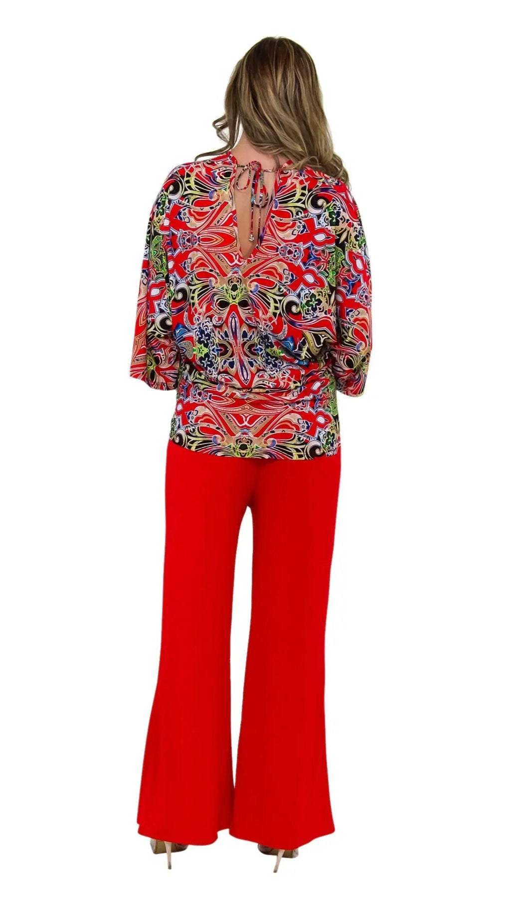 Bell Sleeve Resort Wear Tunic Tops - La Moda Clothing