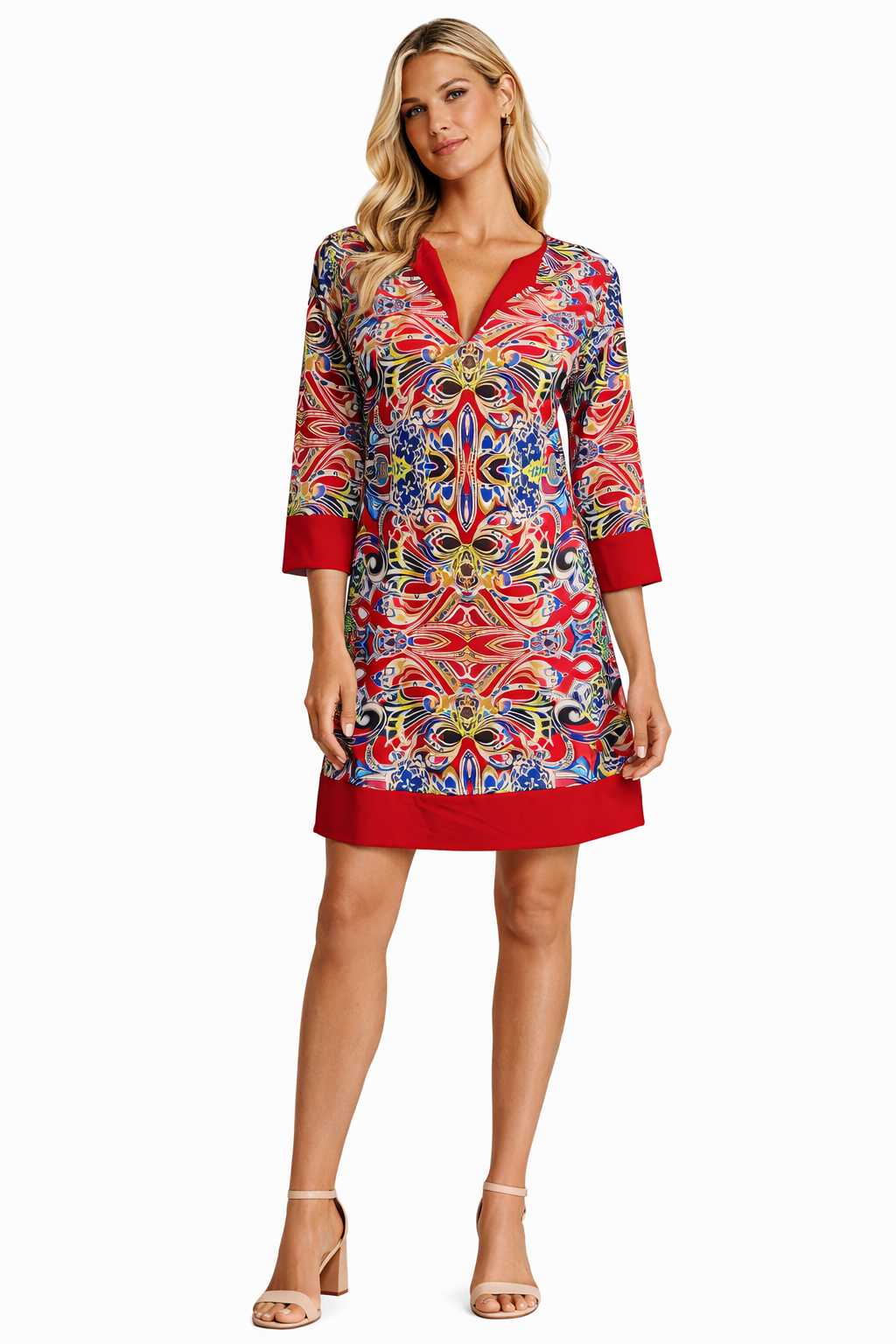 Resort Wear Latest Trends Tunic Dresses for Caribbean Vacay Club Moda Mini Dress - styling view 12