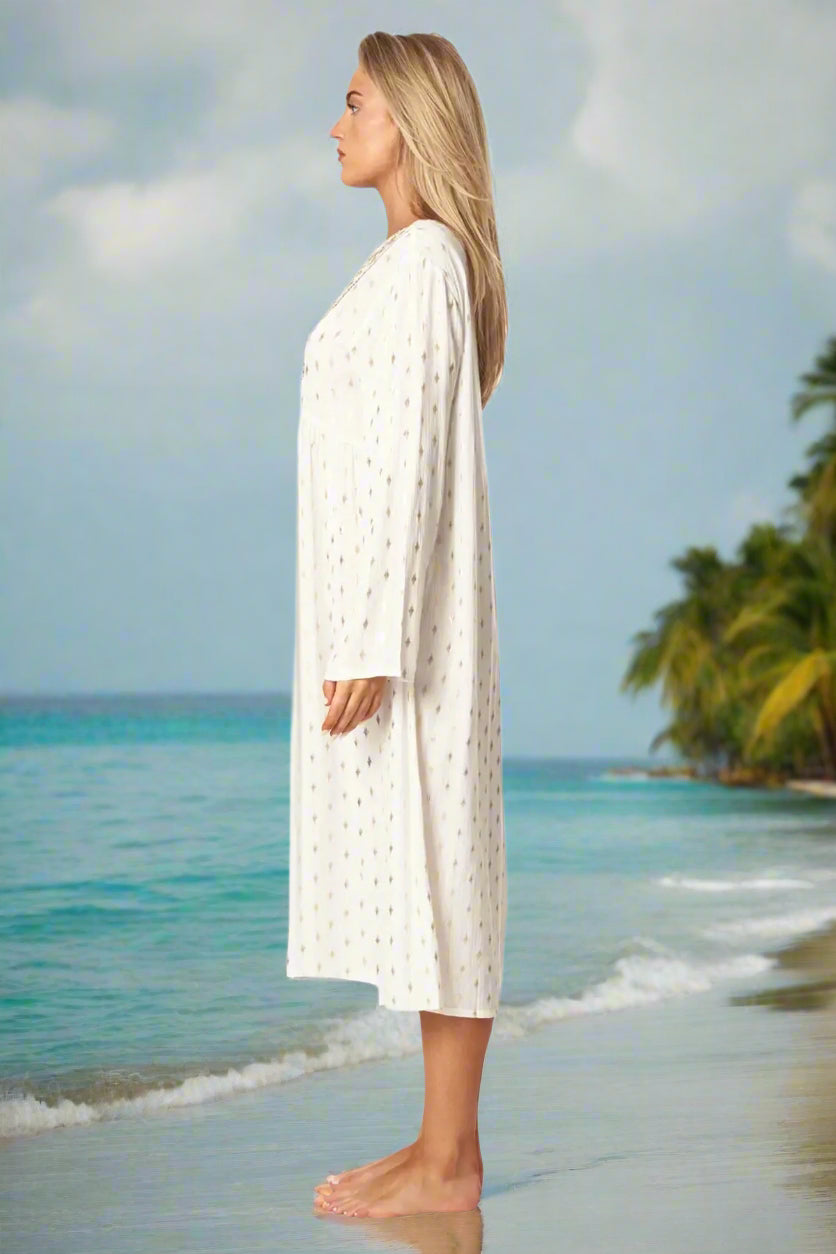 Bohemian Kimono Cover Up | Boho Swimsuit Cover ups - La Moda Clothing