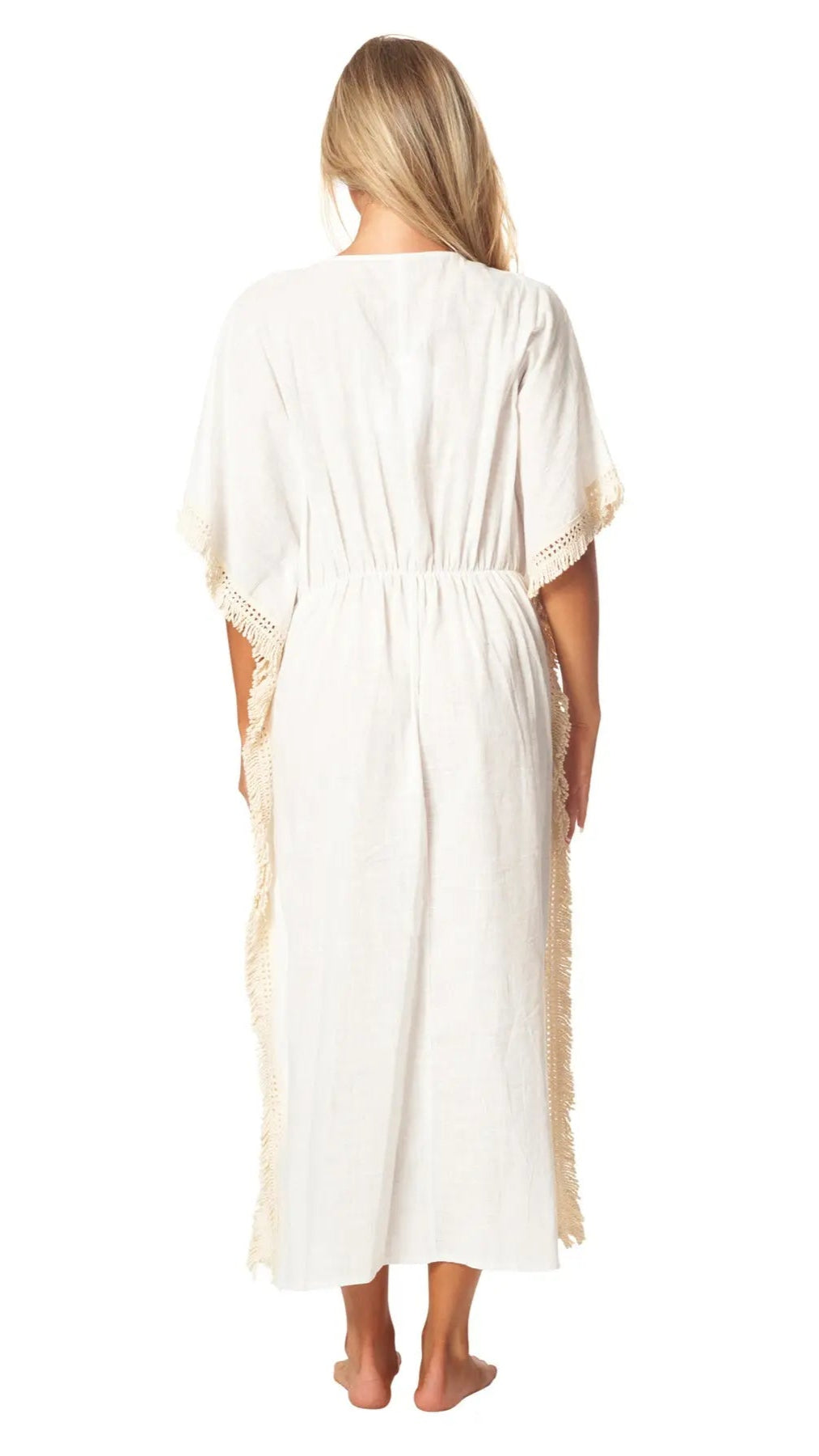 Megan Coverup Maxi Caftan Dress - La Moda Clothing