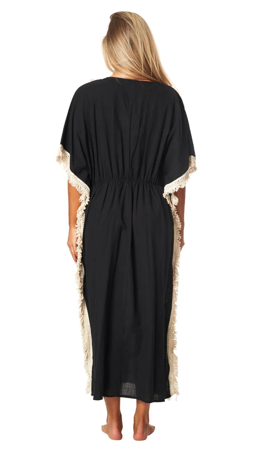 Megan Coverup Maxi Caftan Dress - La Moda Clothing