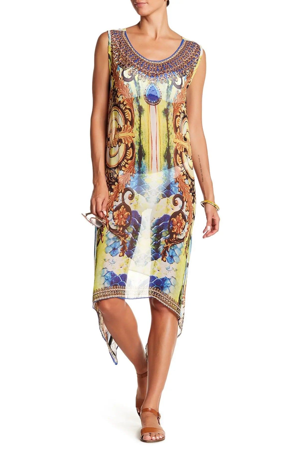 Sheer Cover Up Dress La Moda Clothing