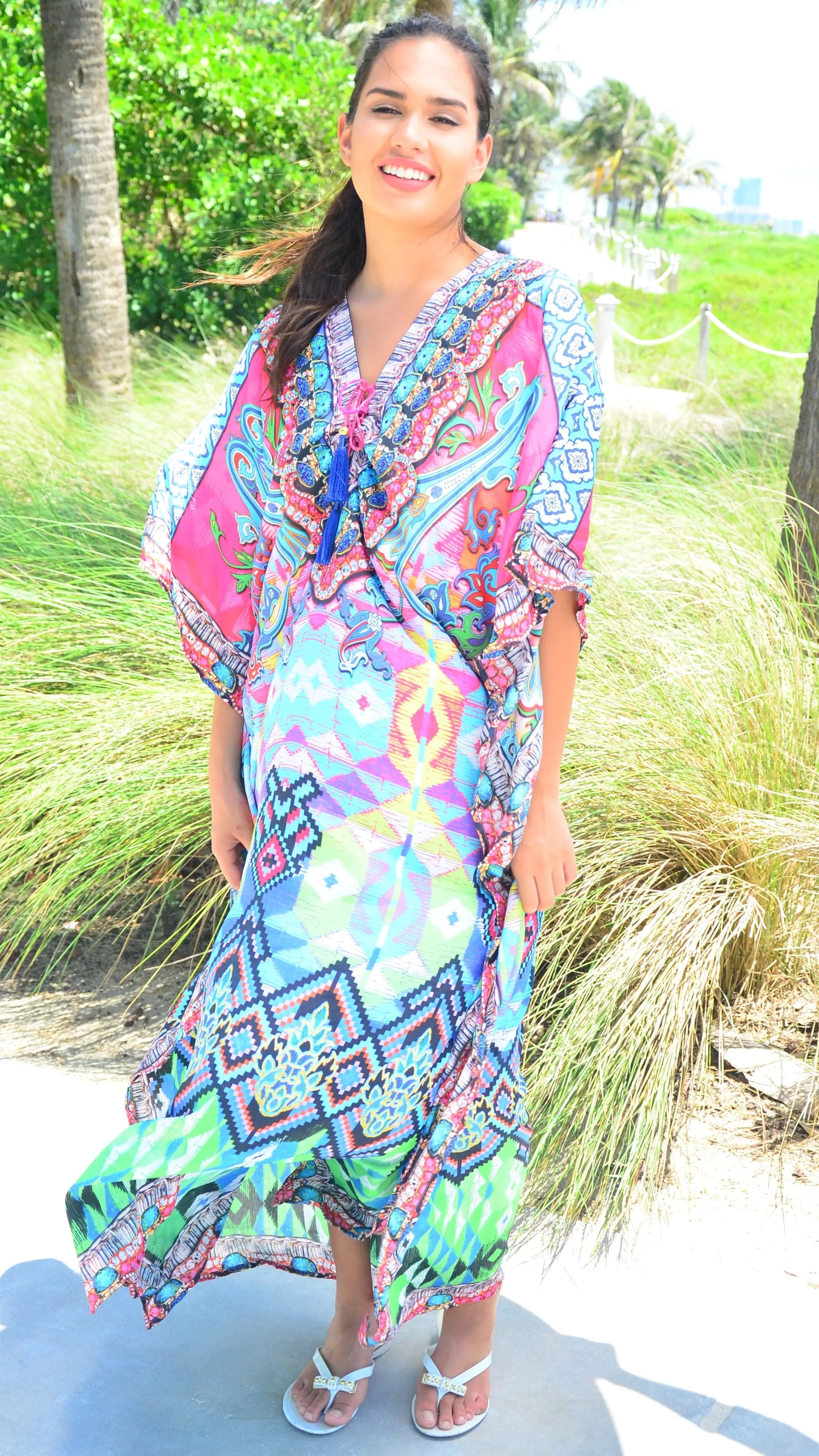 Maxi Long Caftan  La Moda Clothing