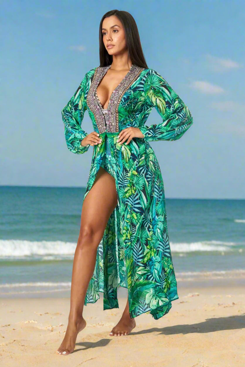 Wild Country Women's Maxi Wrap Dresses - La Moda Clothing