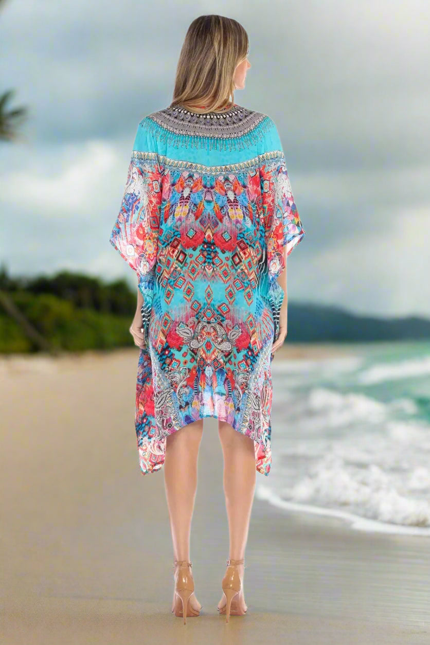 Designer Silk Kaftans - La Moda Clothings