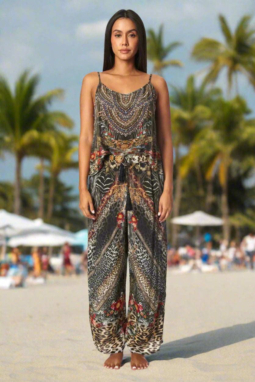 Jungle Eclectic La Moda Resort Lifestyle Pant Set - La Moda Clothing