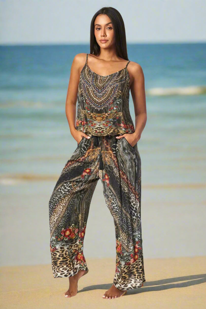 Jungle Eclectic La Moda Resort Lifestyle Pant Set - La Moda Clothing