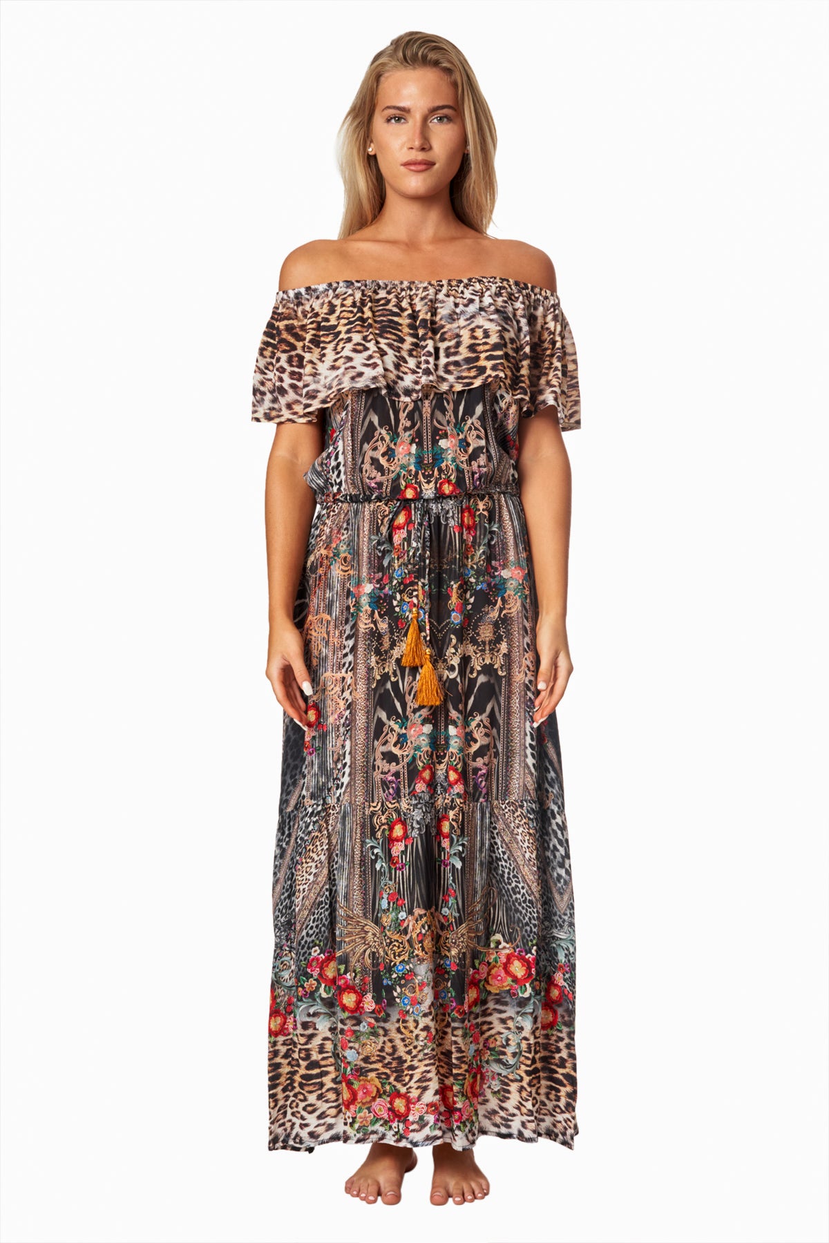 Long Off the Shoulder Dress
