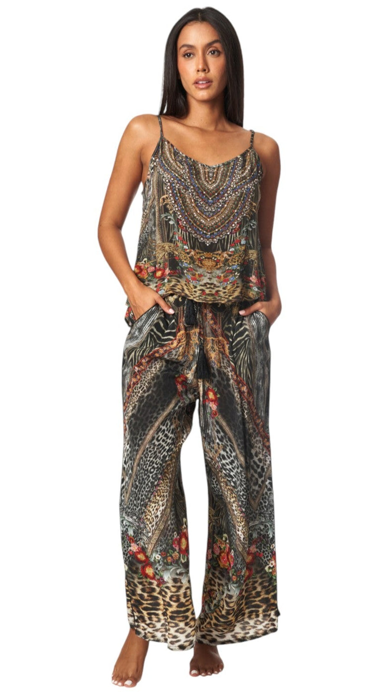 Summer Camisole Top with Pants Outfit
