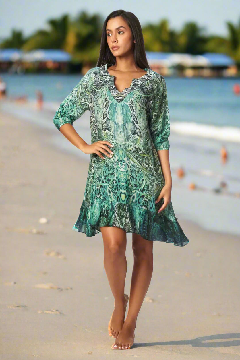 Snake Skin Tunics, Long tops, and Shirt dresses from La Moda - La Moda Clothing