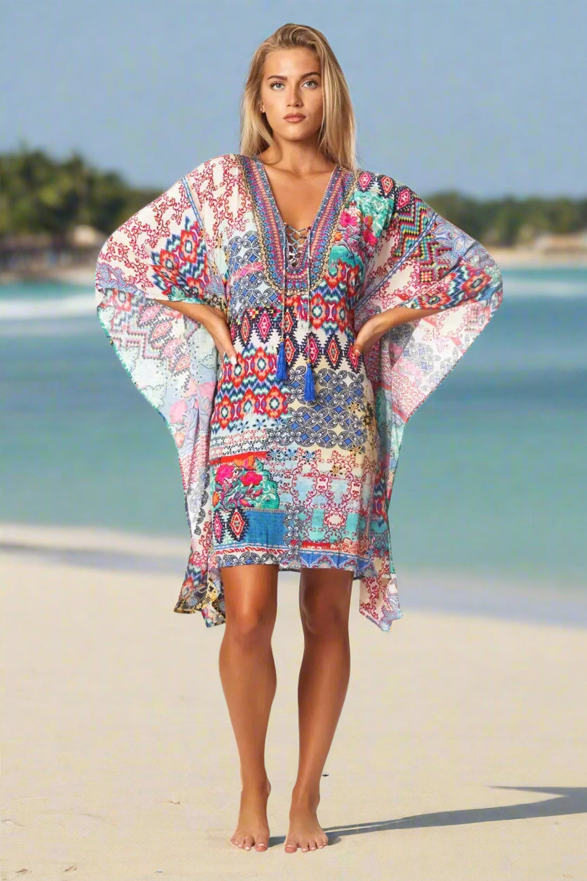 Tribal Ikat Kaftans Wholesale, Suppliers & Manufacturers - La Moda Clothing