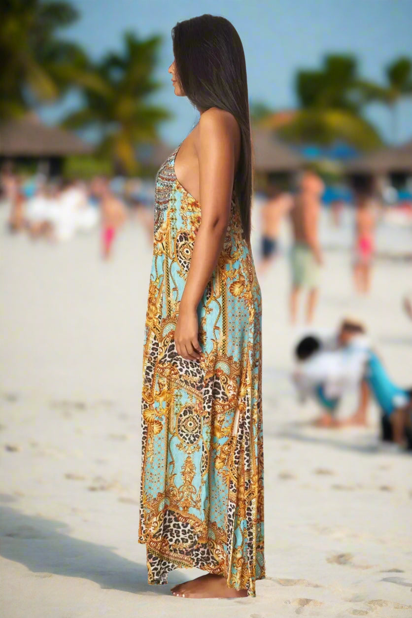Future Eden Racerback Maxi Dress for Resort or Cruise - La Moda Clothing