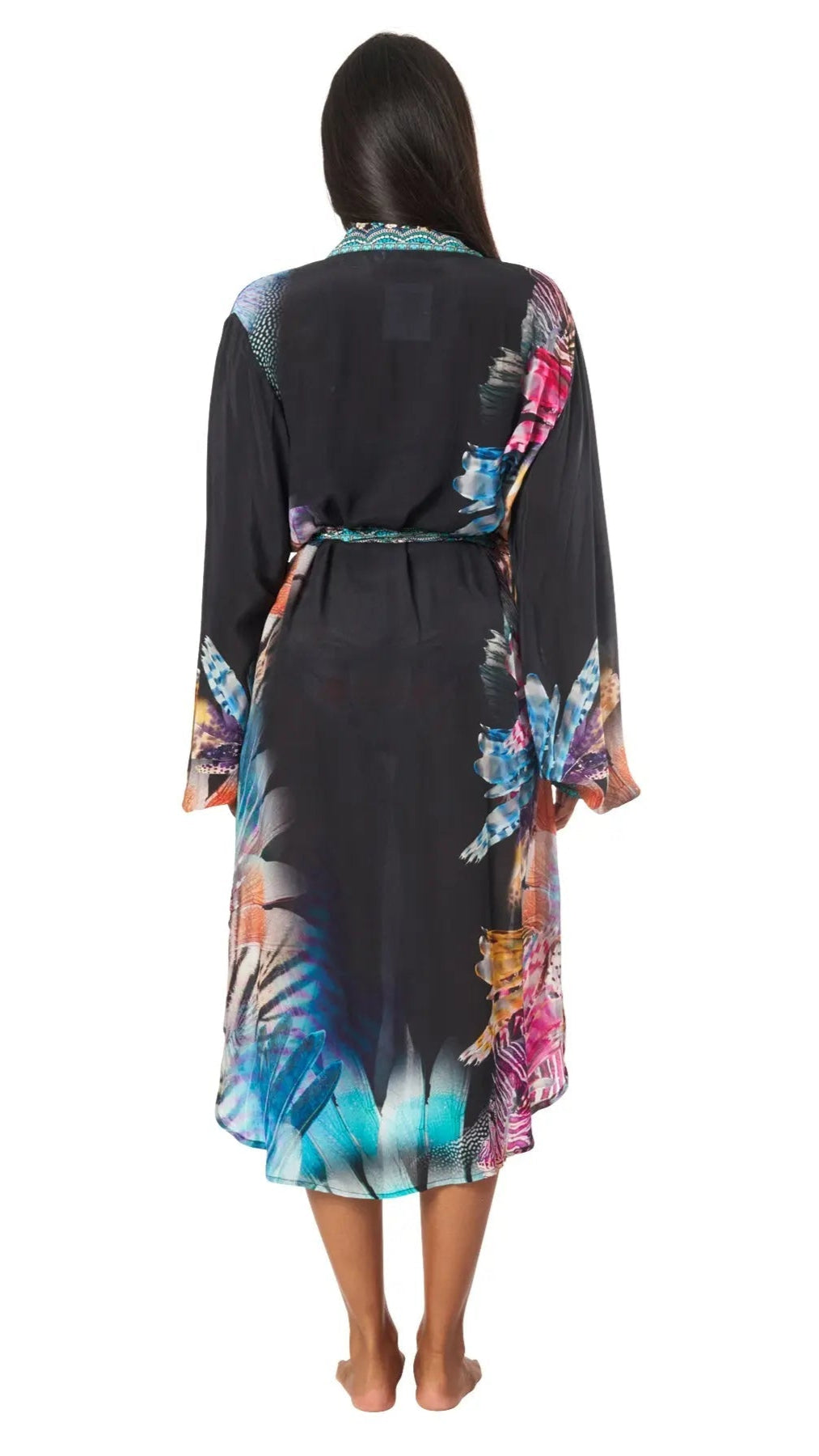 Kimono Cover Up Cape - La Moda Clothing