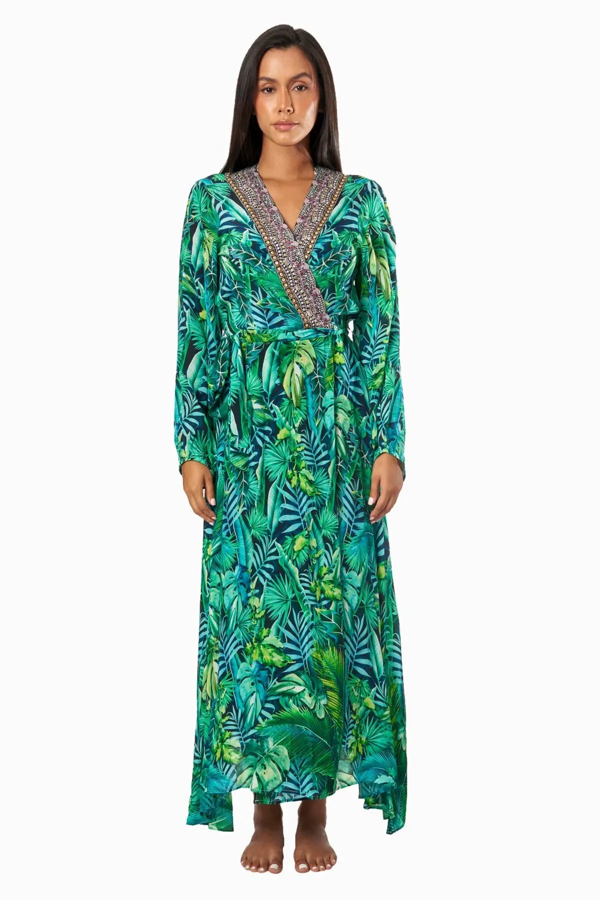 Wild Country Women's Maxi Wrap Dresses - La Moda Clothing