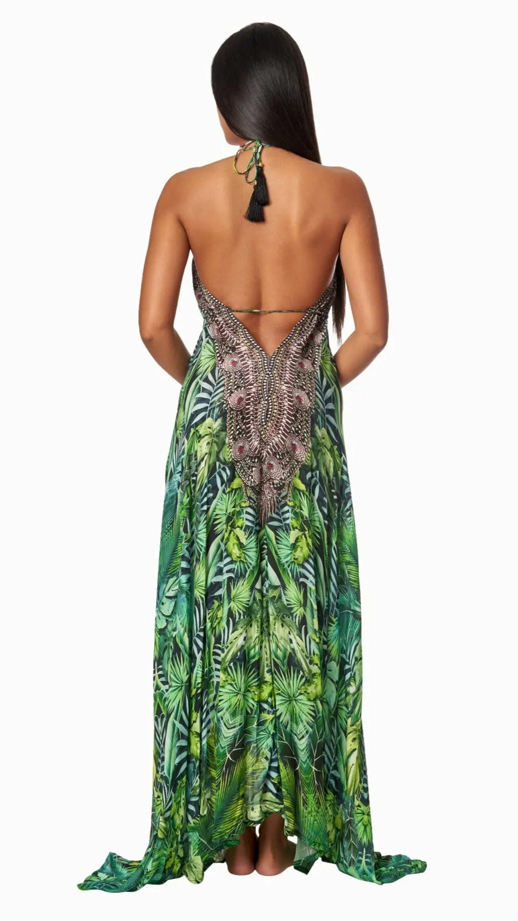 Wild Country Printed Convertible 3 Way Maxi Dress Wholesale - La Moda Clothing