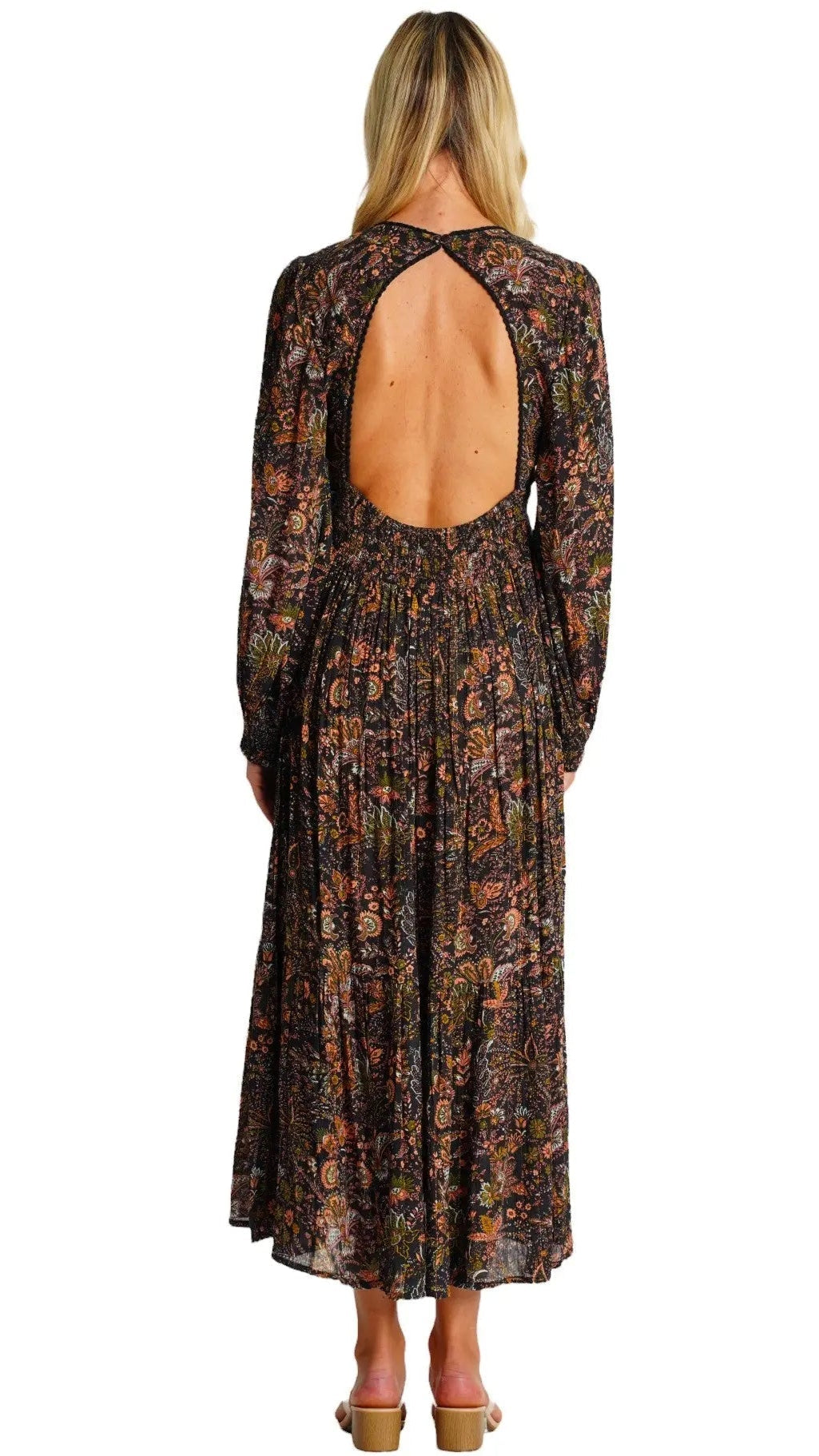 Backless Maxi Dress  La Moda Clothing