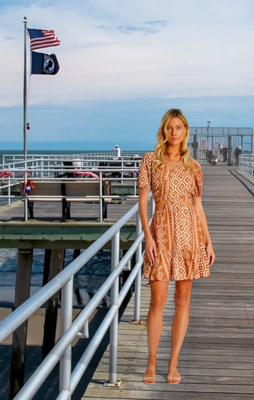 Women's Cutout Mini Dress  La Moda Clothing